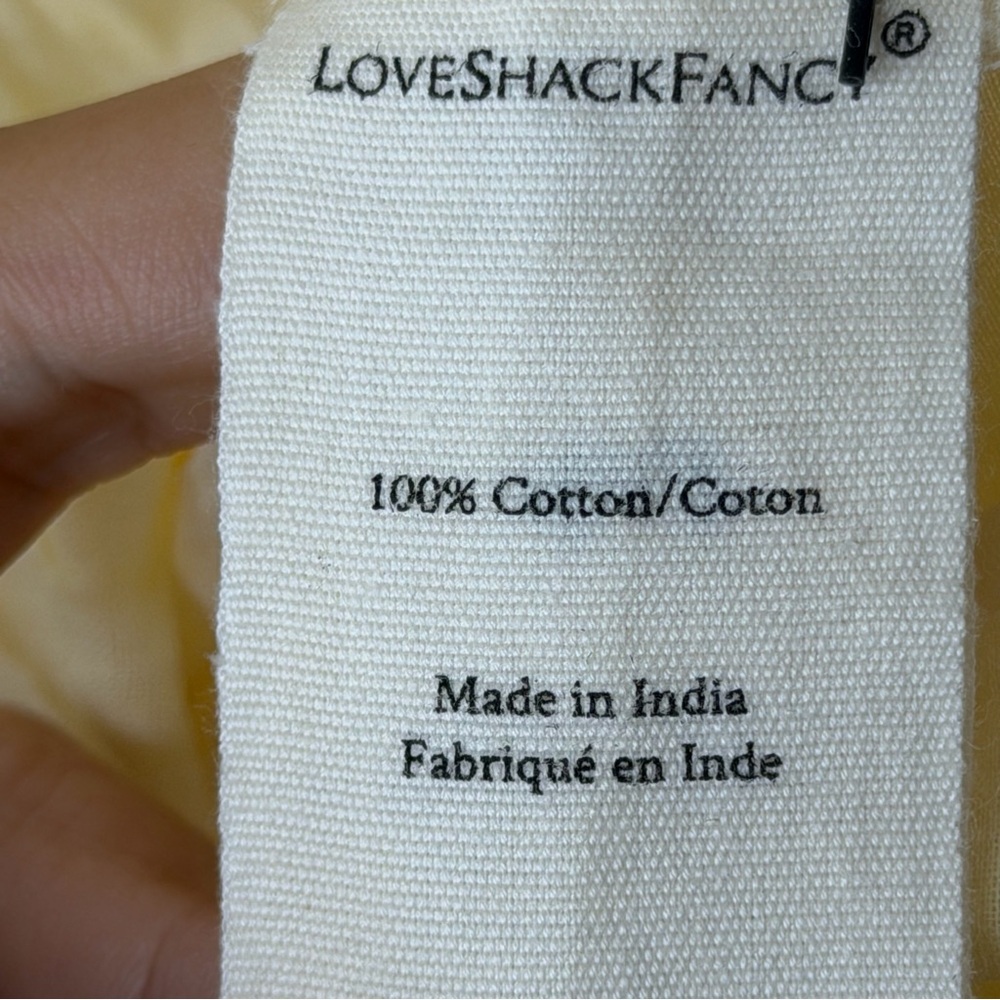LoveShackFancy Viola in Lemon Drop Hand Dye Dress - Picture 11 of 11
